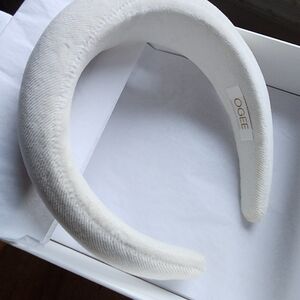 OGEE Elegant White Hairband